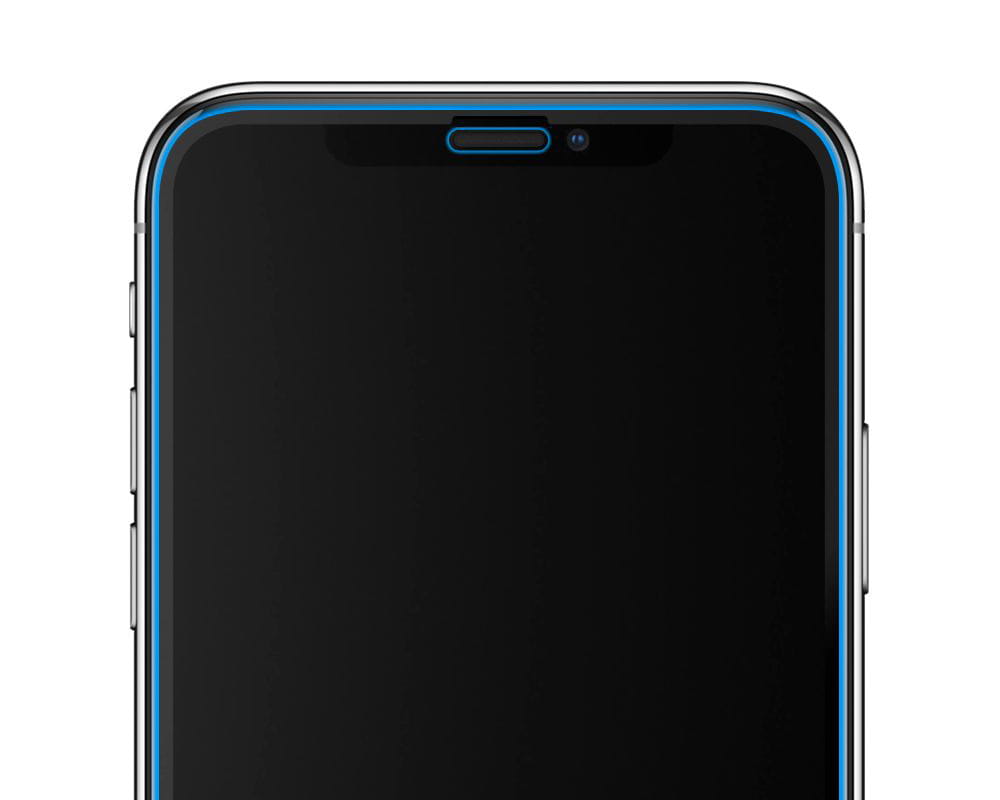 Spigen gehärtetes Glas.tR Slim FC Align Master mit schwarzem Rahmen für iPhone 11 Pro/ Xs/ X - kompatibel mit Hülle