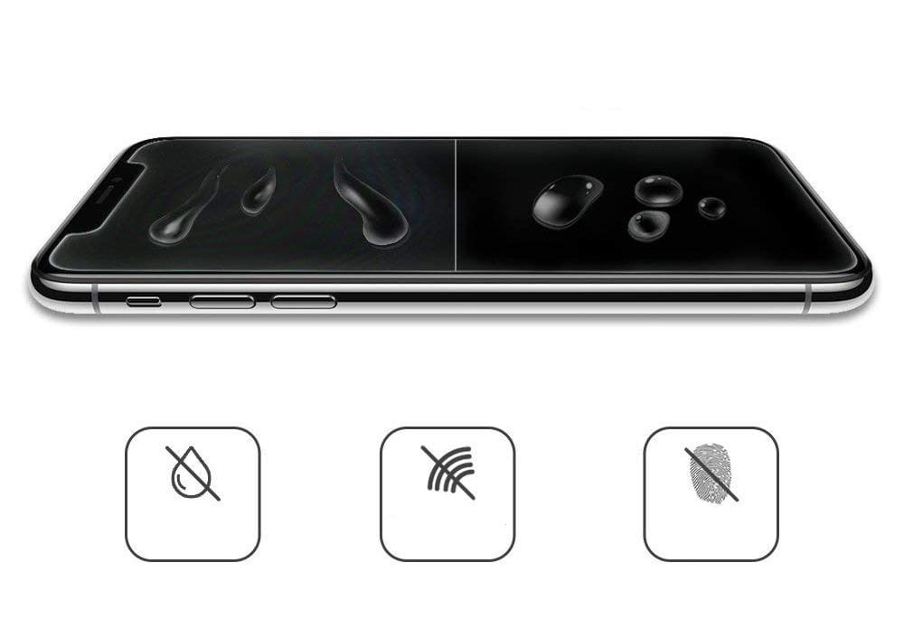 Spigen gehärtetes Glas.tR Slim für iPhone 11 Pro/ Xs/ X- kompatibel mit Hülle transparent