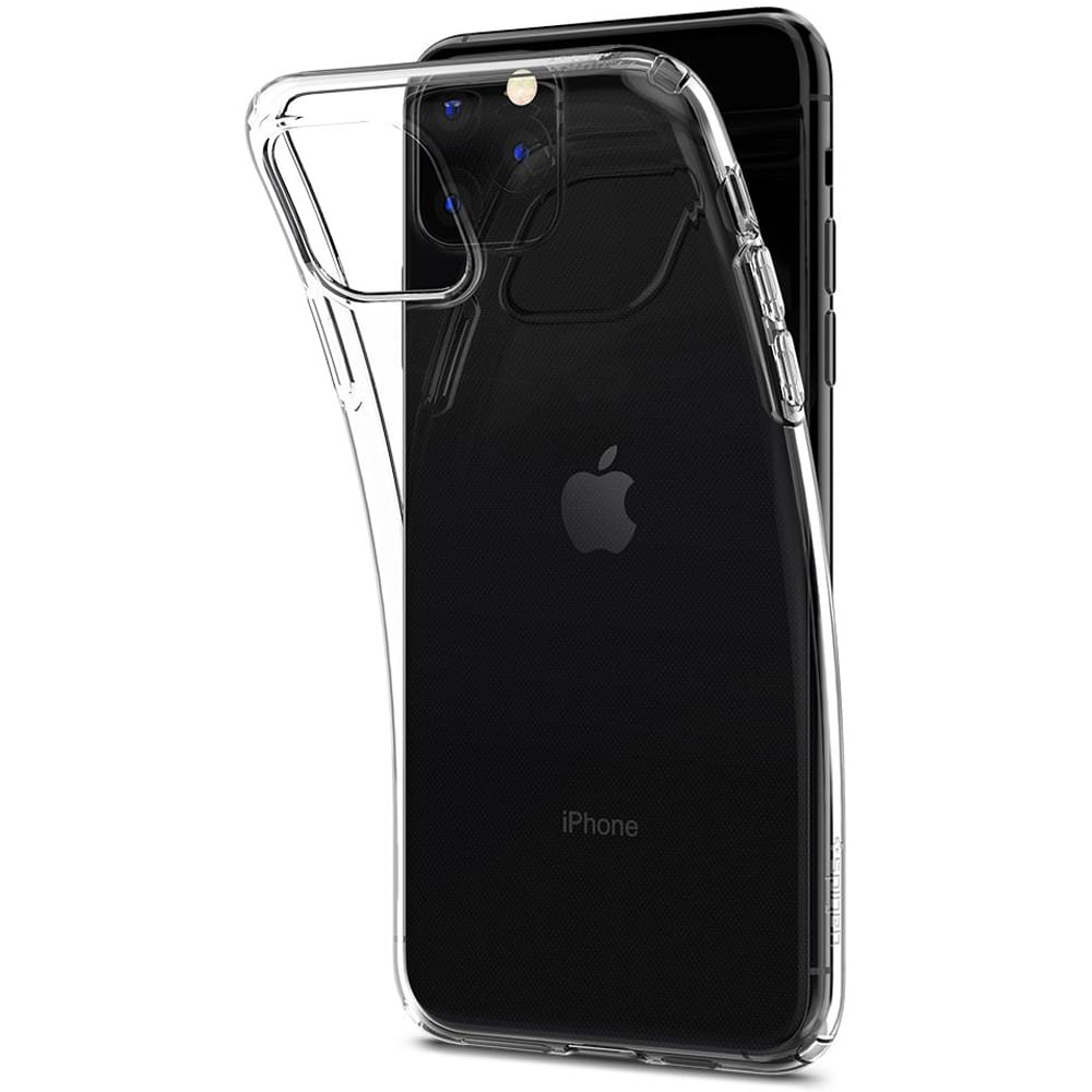 Transparente Hülle Spigen Liquid Crystal für iPhone 11 Pro Max transparent.