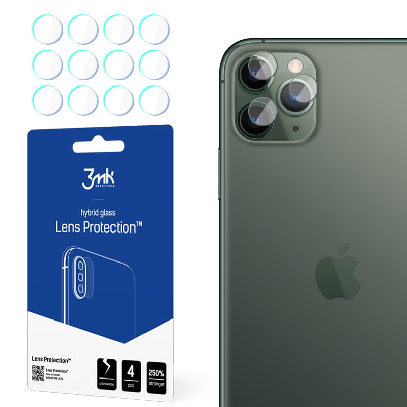 Hybridglas für die Kamera 3mk Hybrid Glass Lens für iPhone 11 Pro Max.