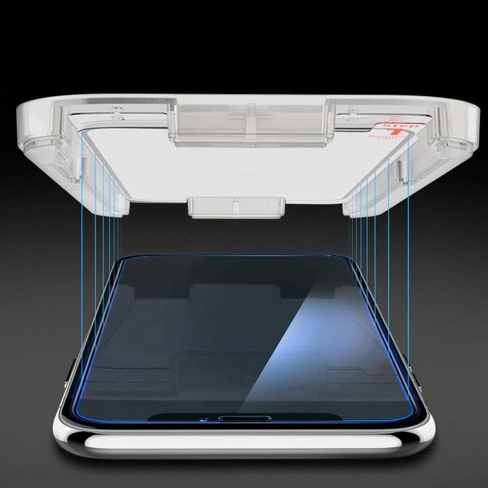 Spigen gehärtetes Glas.tR Ez Fit HD für iPhone XR - kompatibel mit Hülle