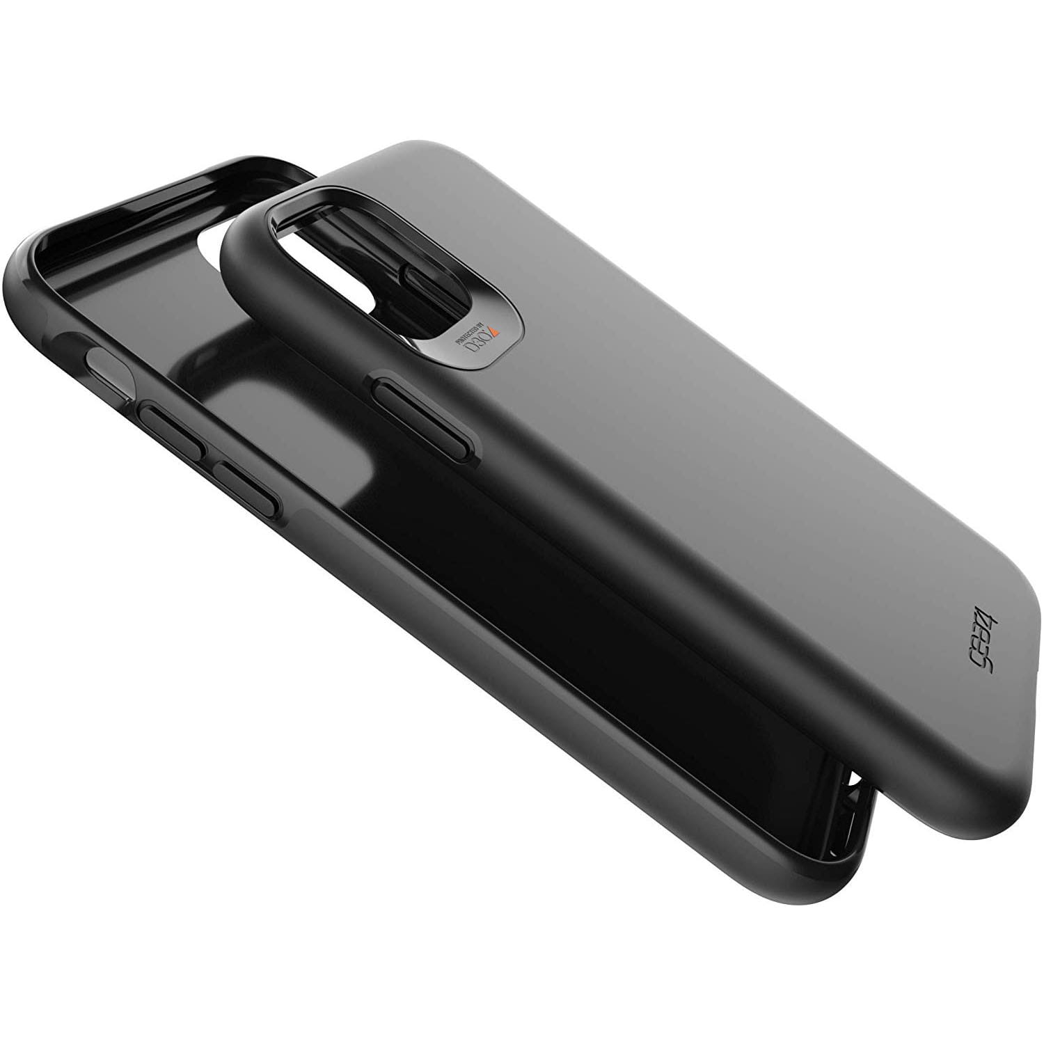 Schutzhülle Gear4 aus der Serie Holborn für iPhone 11 Pro, schwarz.