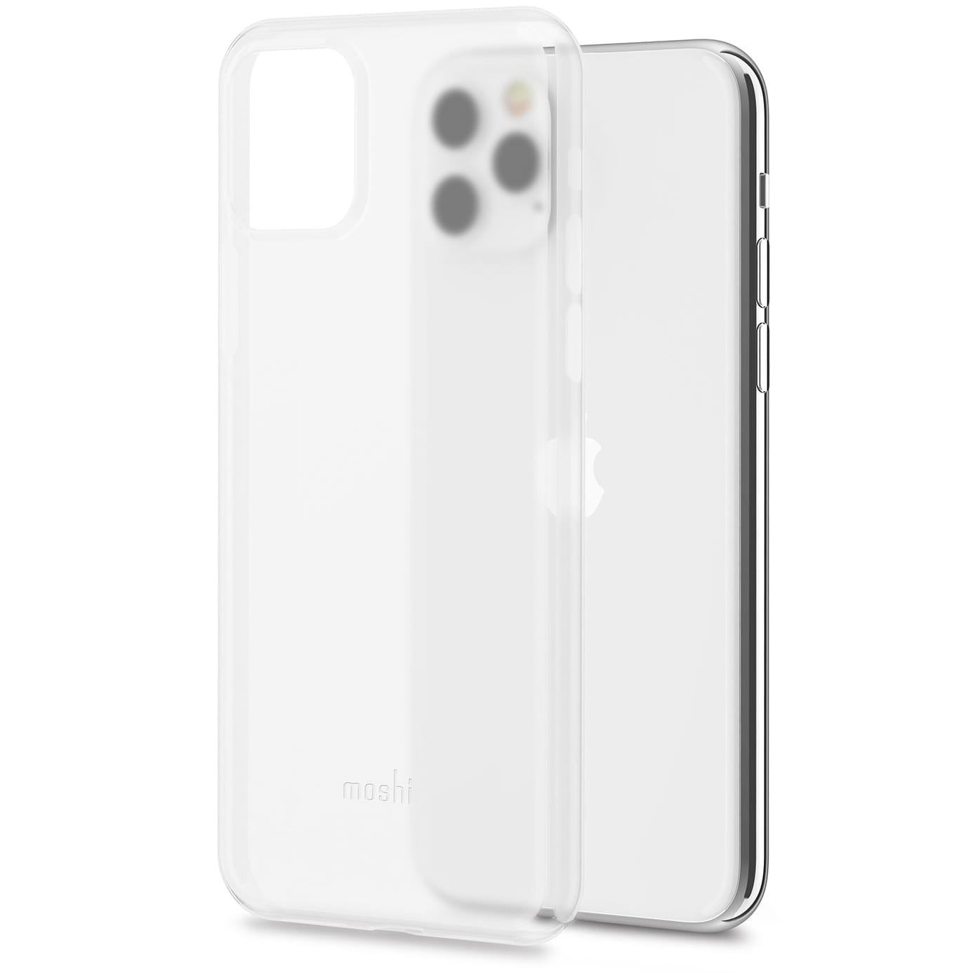 Elegantes Gehäuse Moshi SuperSkin für iPhone 11 Pro, transparent matt.