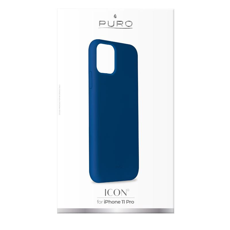 Schutzhülle Puro Icon Cover für iPhone 11 Pro, blau