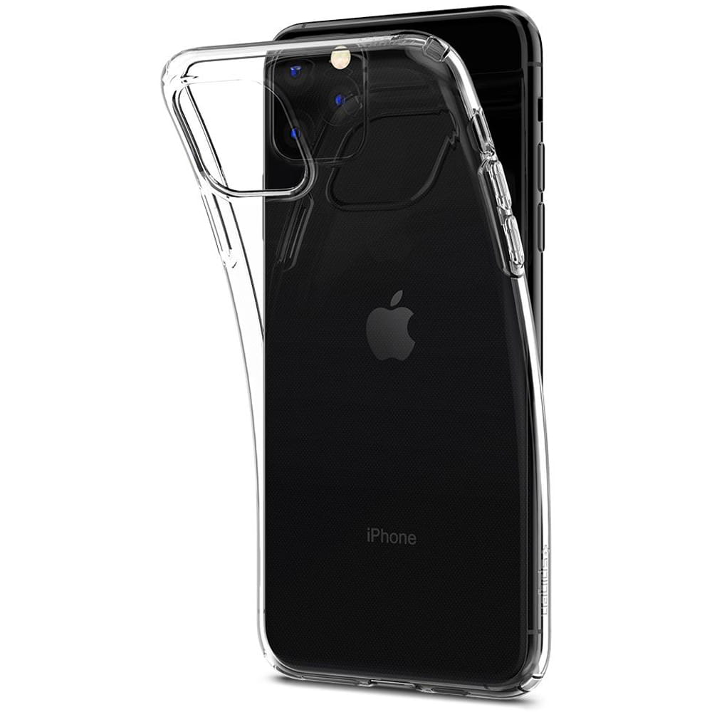 Transparente Hülle Spigen Liquid Crystal für iPhone 11 Pro, transparent.