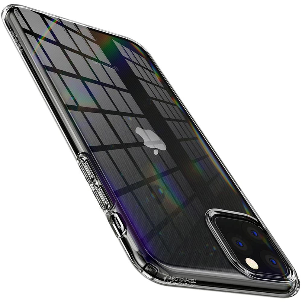 Transparente Hülle Spigen Liquid Crystal für iPhone 11 Pro, transparent.