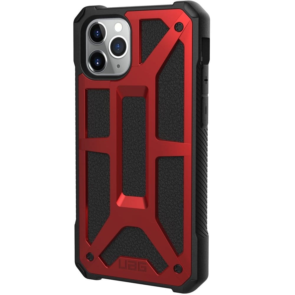 Gepanzerte Schutzhülle Urban Armor Gear Monarch für Apple iPhone 11 Pro, rot.