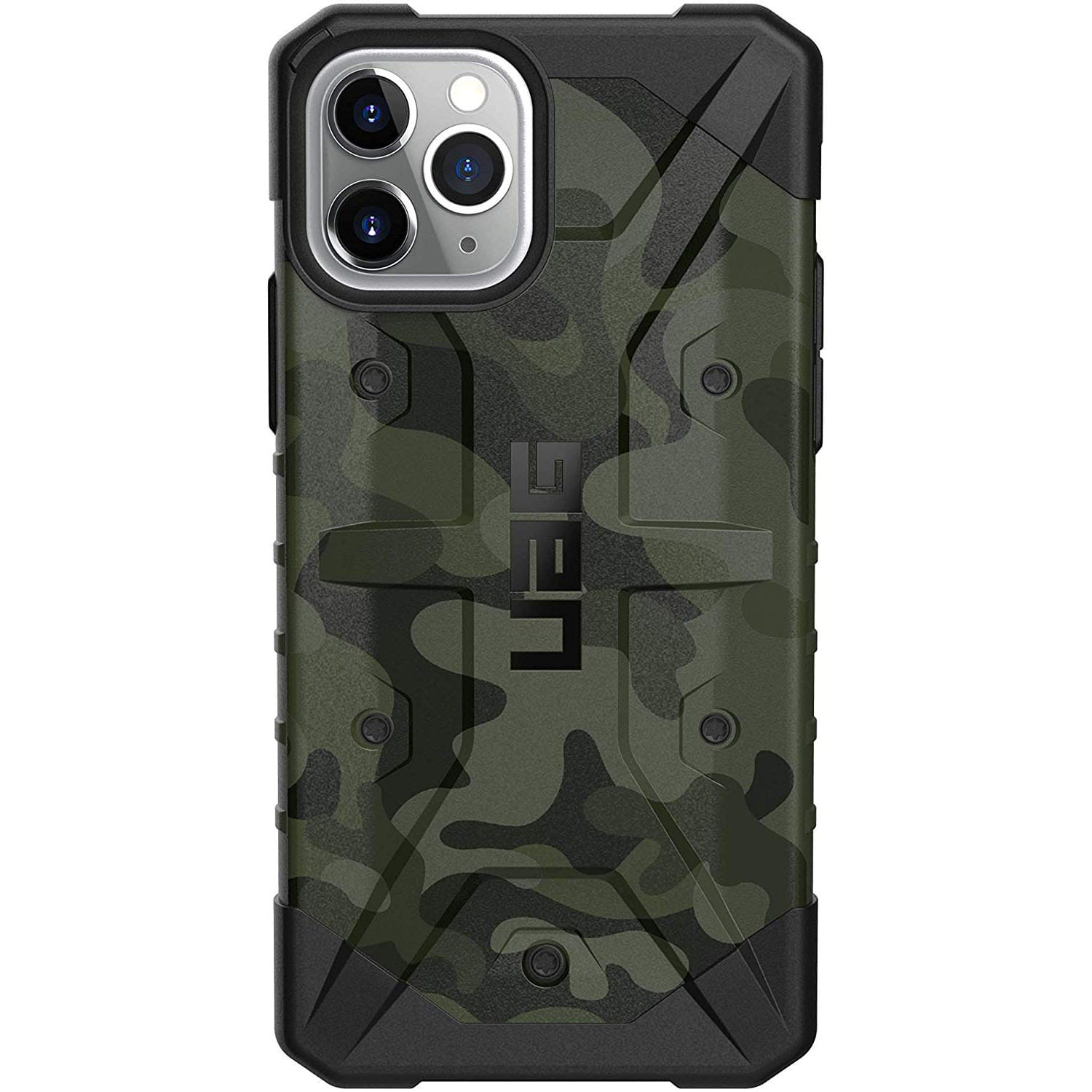 Gepanzerte Schutzhülle Urban Armor Gear Pathfinder SE Camo für iPhone 11 Pro, forest camo.