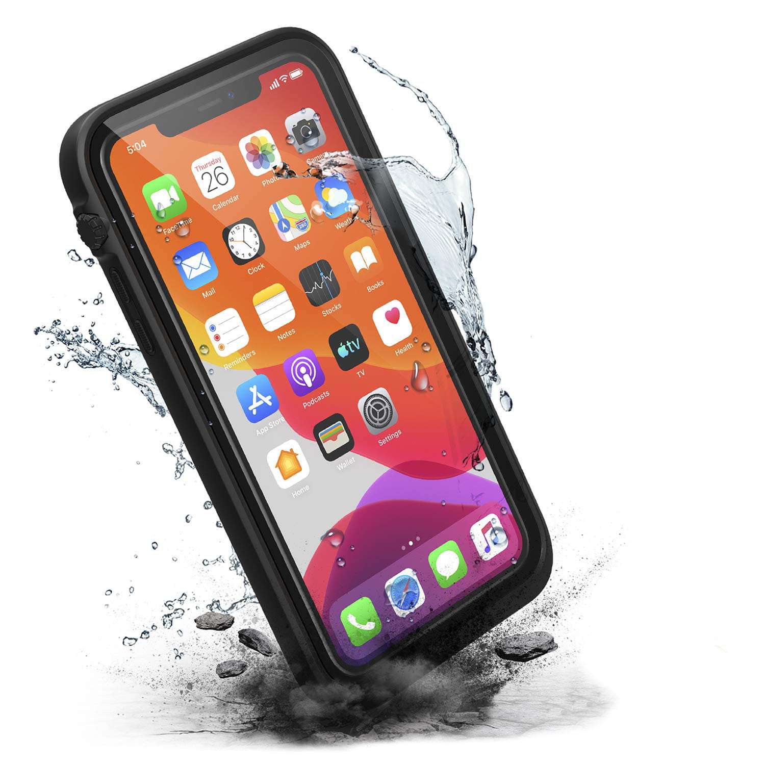 Wasserdichte Schutzhülle Catalyst Waterproof für iPhone 11 Pro, schwarz