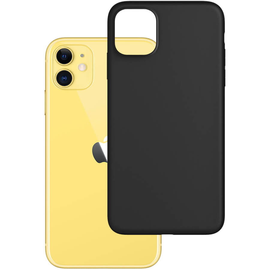 Schutzhülle 3mk aus der Serie Matt Case für iPhone 11 schwarz