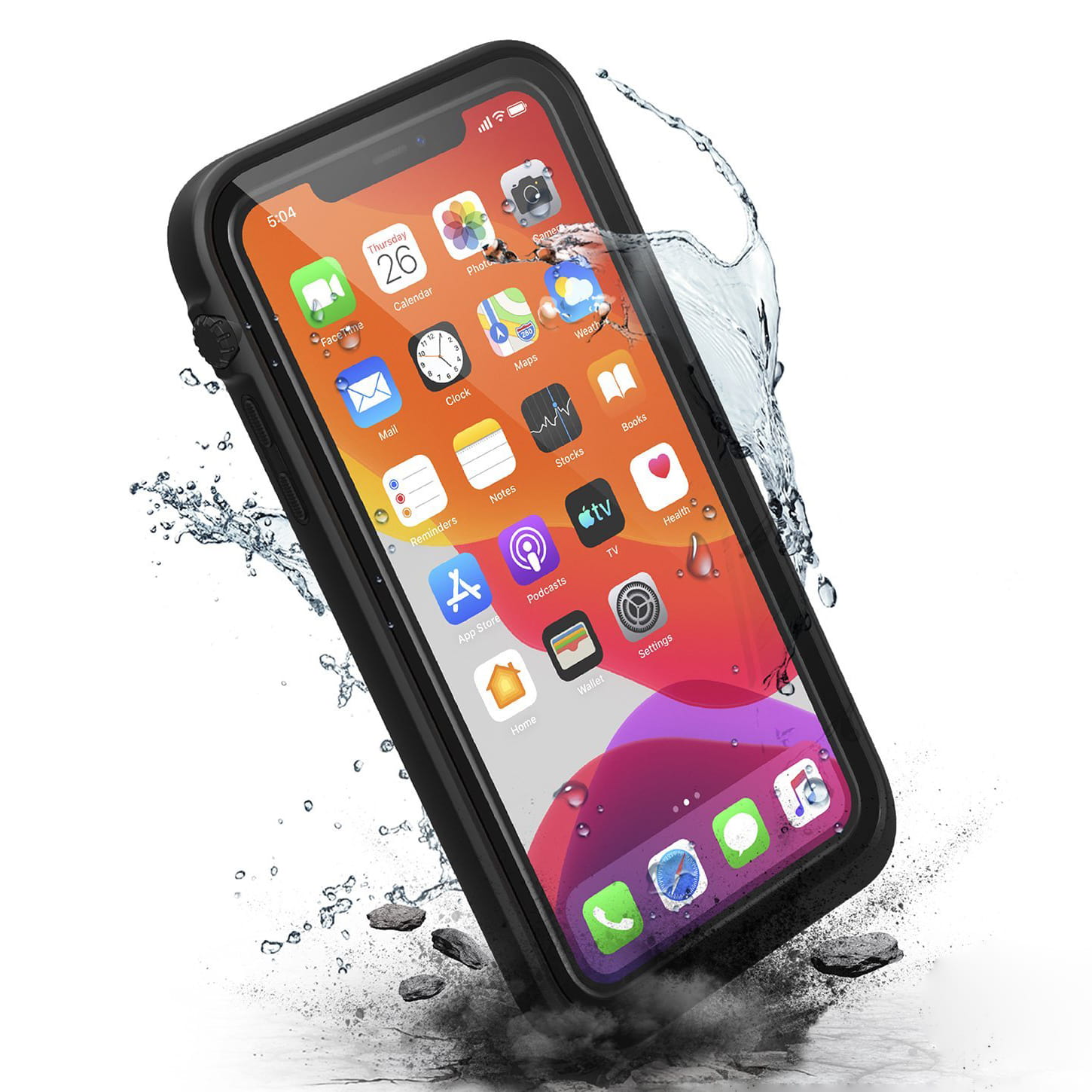 Wasserdichte Schutzhülle Catalyst Waterproof für iPhone 11 schwarz
