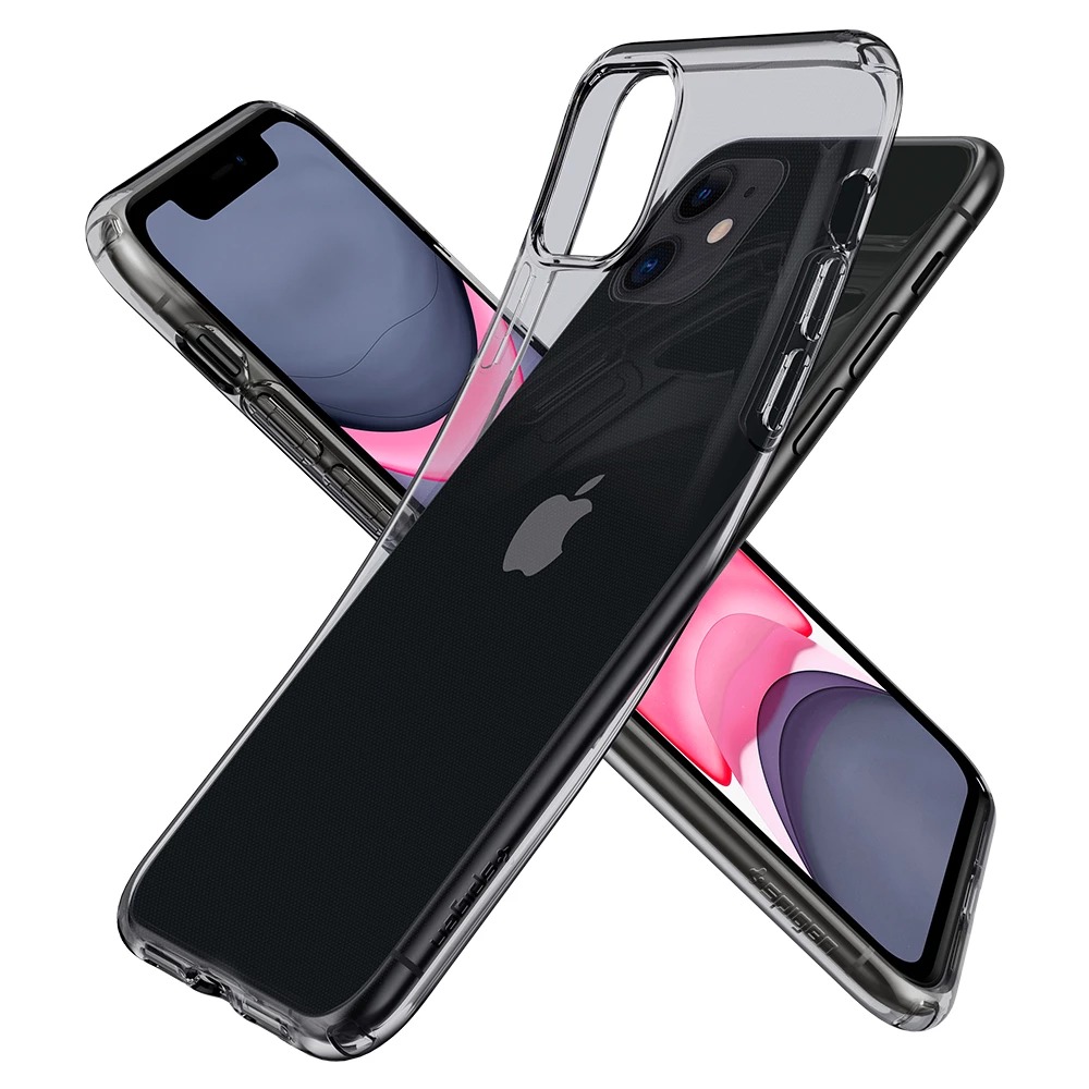 Transparente Hülle Spigen Liquid Crystal für iPhone 11 transparent.
