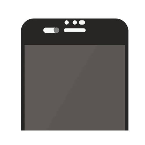 Originales gehärtetes Glas der dänischen Marke PanzerGlass mit Blickschutzfilter und Reißverschluss, der die Kamera abdeckt für iPhone SE 2020, 8/7/6s/6, schräg abgedunkelt