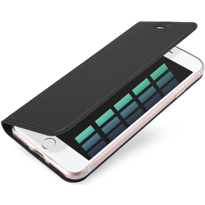 Klappetui Dux Ducis aus der Serie Skin Pro für Apple iPhone SE 2020, 8/7, schwarz.