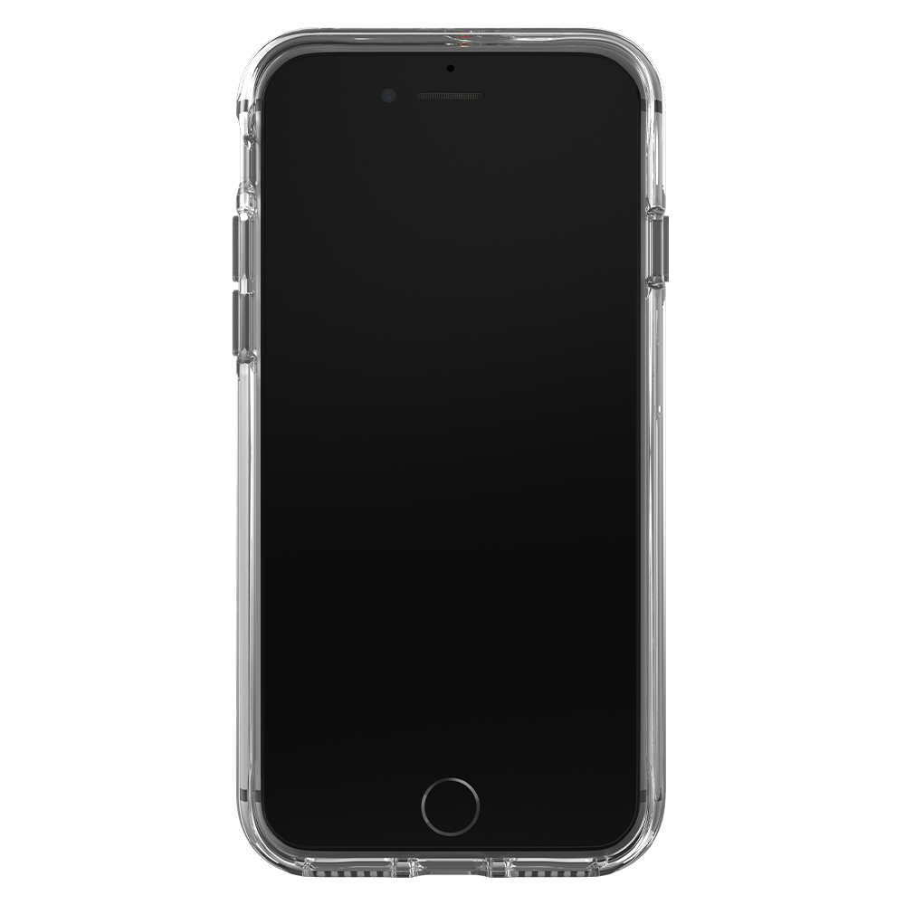 Schutzhülle Gear4 aus der Serie Crystal Palace für iPhone SE 2020, 8/7, transparent.