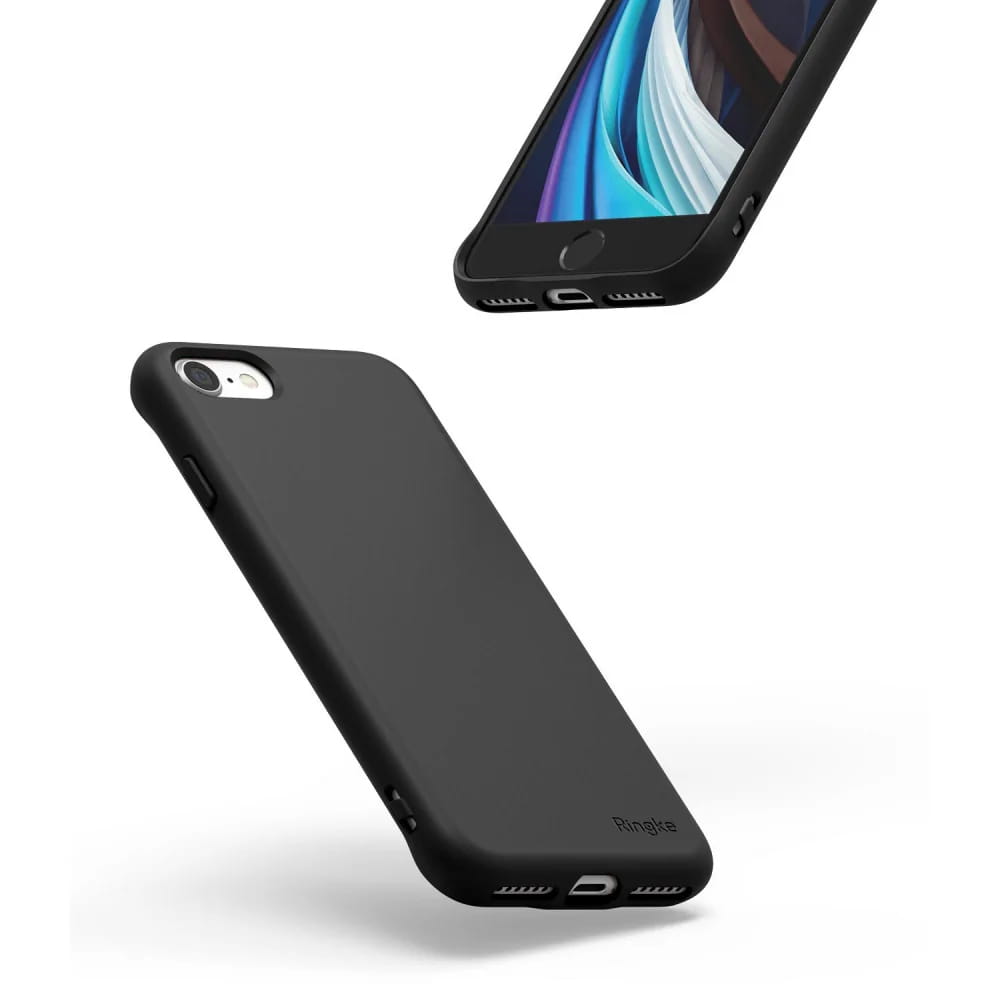 Schutzhülle Rearth Ringke Air für iPhone SE 2020, 8/7, schwarz.