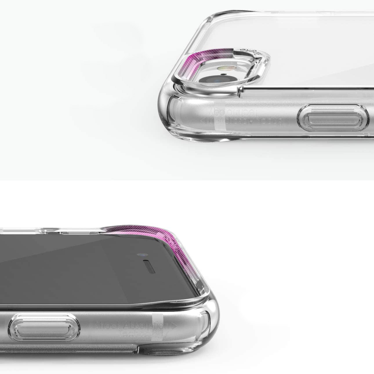 Schutzhülle Rearth Ringke Fusion für iPhone SE 2020, 8/7, transparent