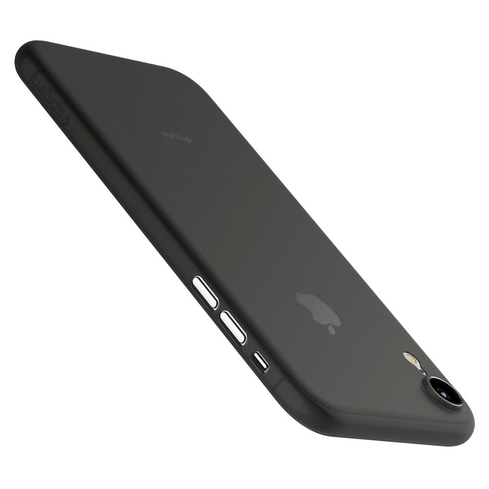 Die originelle Hülle von Spigen Air Skin für das iPhone Xr, schwarz.