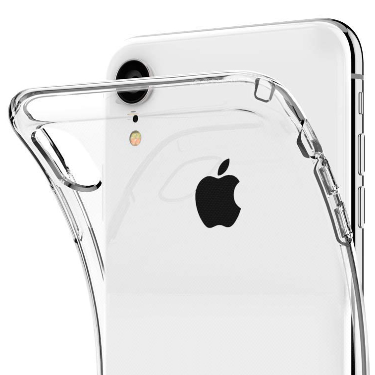 Transparente Hülle Spigen Liquid Crystal für iPhone Xr, transparent.