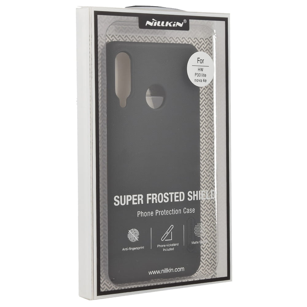 Schutzhülle Nillkin Frosted Shield für Huawei P30 Lite, schwarz