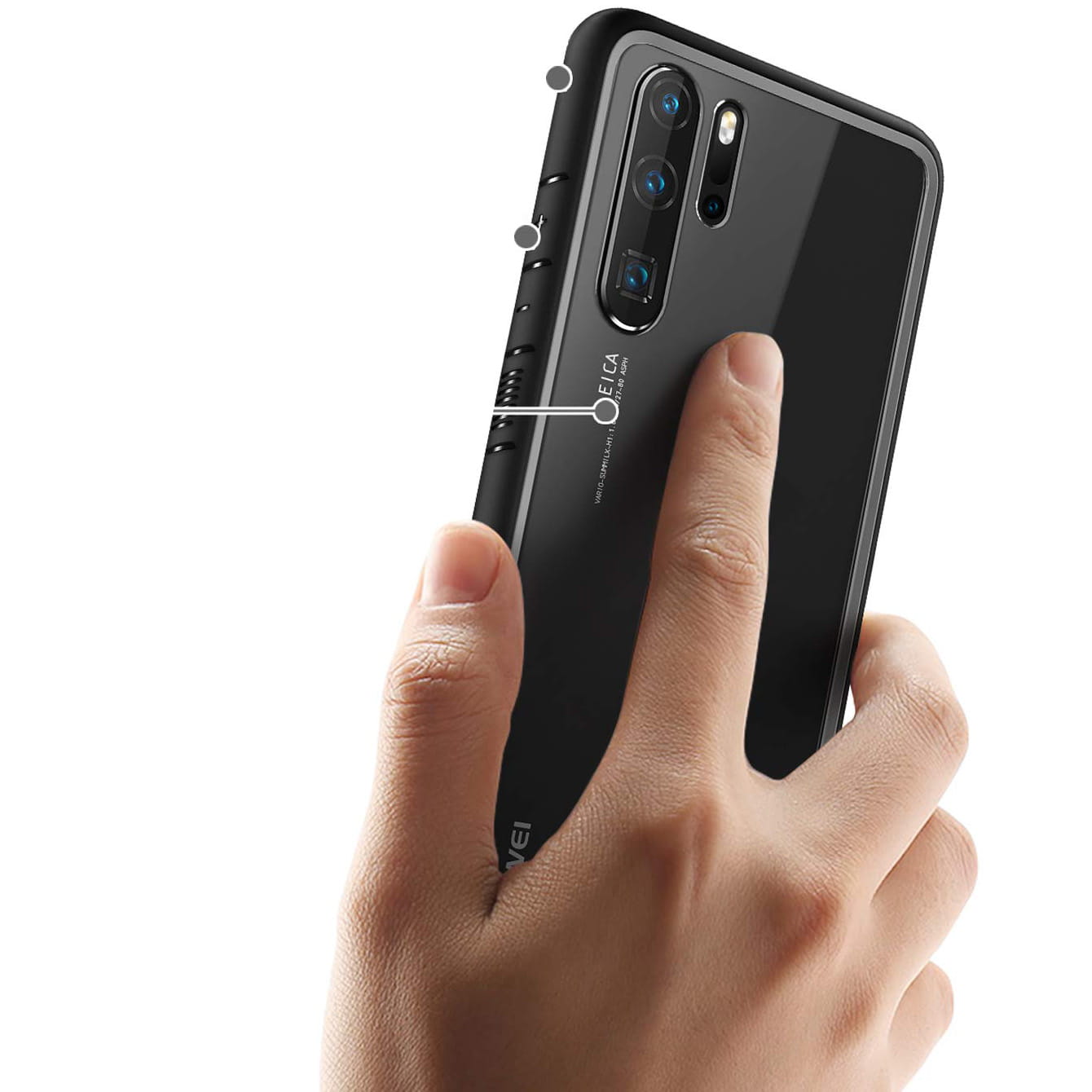 Gepanzerte Schutzhülle Supcase aus der Serie Unicorn Beetle Style für Huawei P30 Pro, schwarz