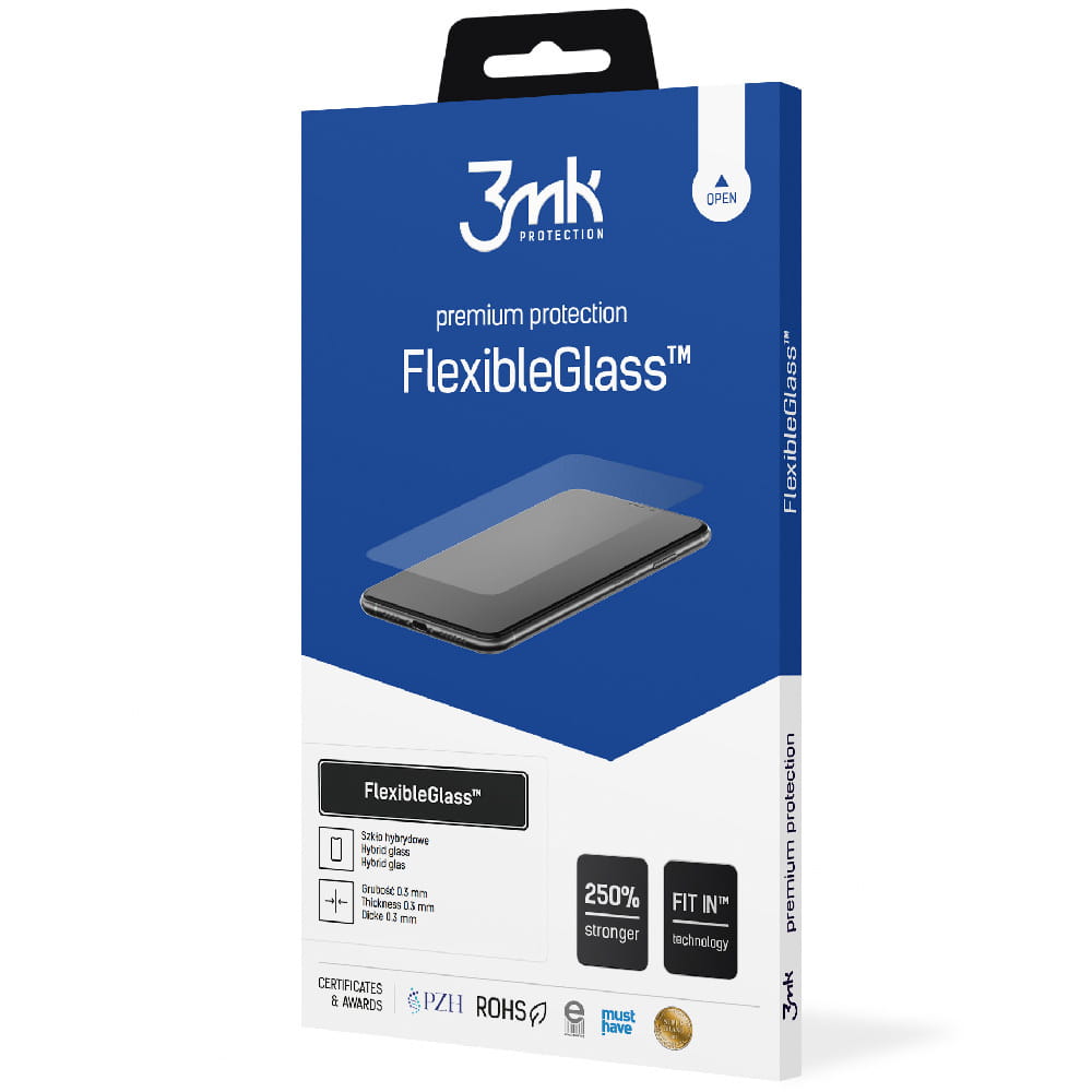 Hybridglas 3mk Flexible Glass für LG G8X ThinQ, transparent.