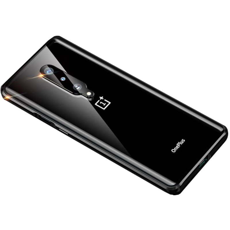 Magnetische Schutzhülle Luphie Magnetic Case für OnePlus 8, schwarz.