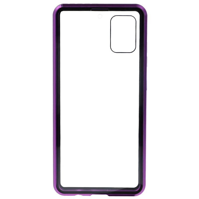 Magnetische Schutzhülle Luphie Magnetic Case für Galaxy A41, violett