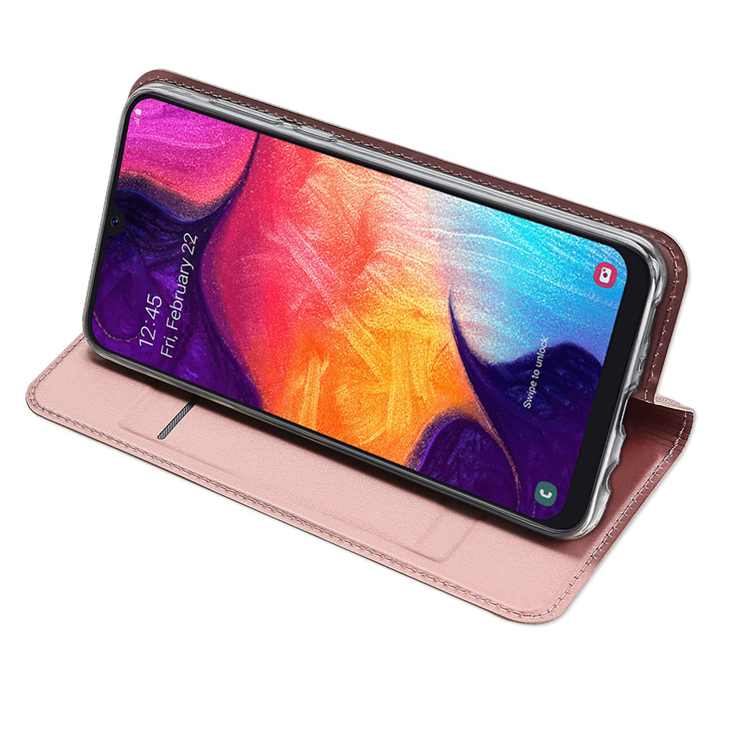 Klappetui Dux Ducis aus der Serie Skin Pro für Galaxy A50 , rosa.