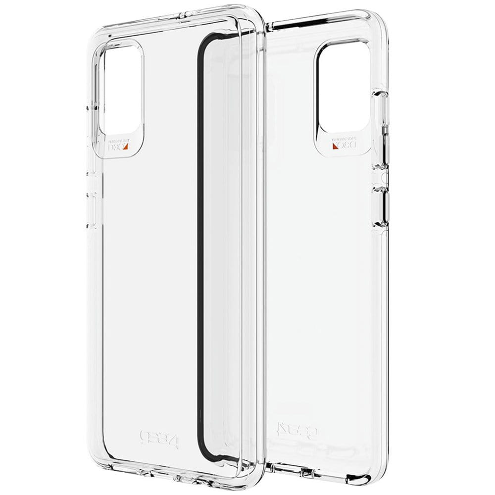 Schutzhülle Gear4 aus der Serie Crystal Palace für Samsung Galaxy A71, transparent.