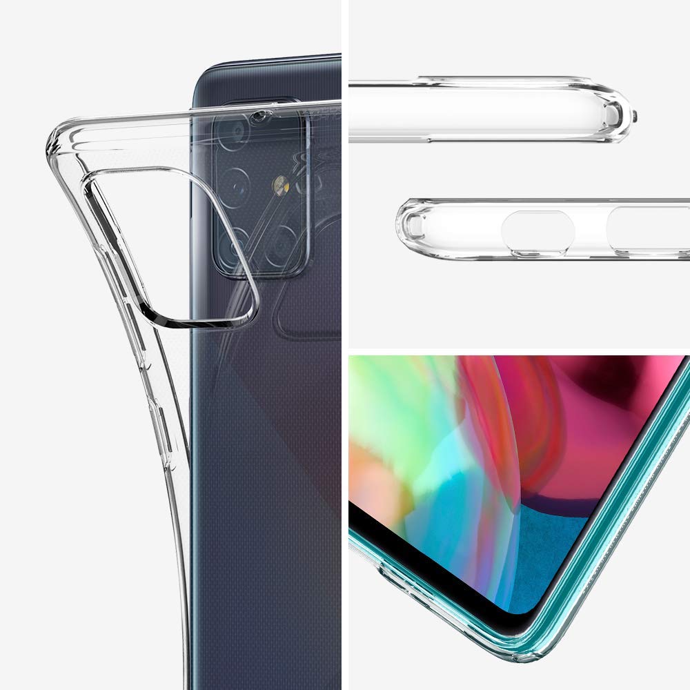 Transparente Hülle Spigen Liquid Crystal für Samsung Galaxy Note A71, transparent.