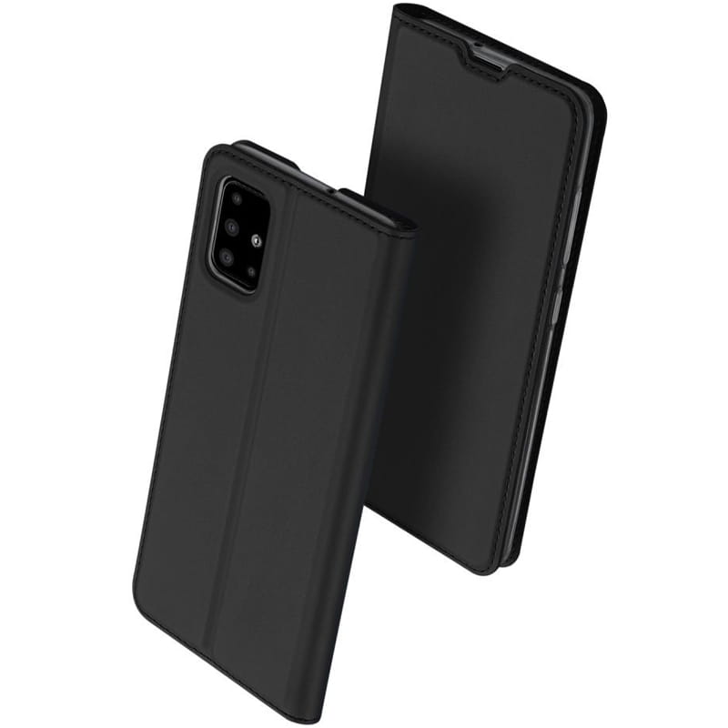 Klappetui Dux Ducis aus der Serie Skin Pro für Samsung Galaxy M31s, schwarz.