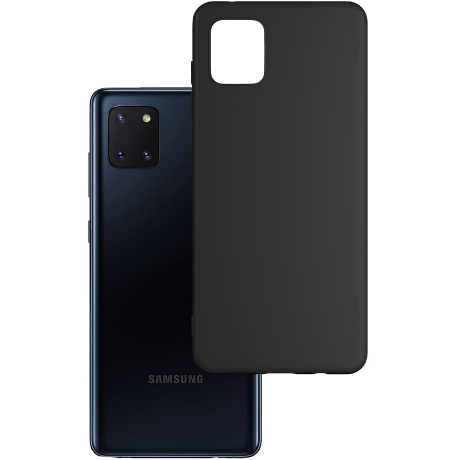 Schutzhülle 3mk aus der Serie Matt Case für Galaxy Note 10 Lite, schwarz