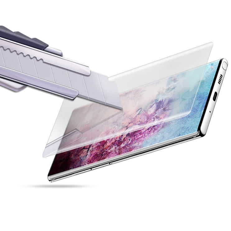 Gehärtetes Glas Mocolo Nano Optics UV Liquid 3D Glass für Galaxy Note 10, transparent.
