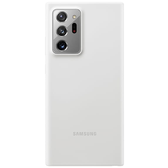 Silikonhülle Samsung Silicon Cover für Galaxy Note 10, weiß