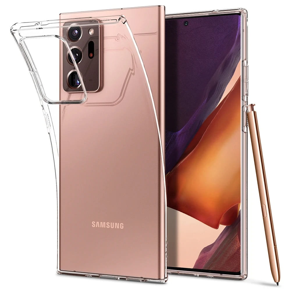 Transparente Hülle Spigen Liquid Crystal für Samsung Galaxy Note 20 Ultra, transparent.