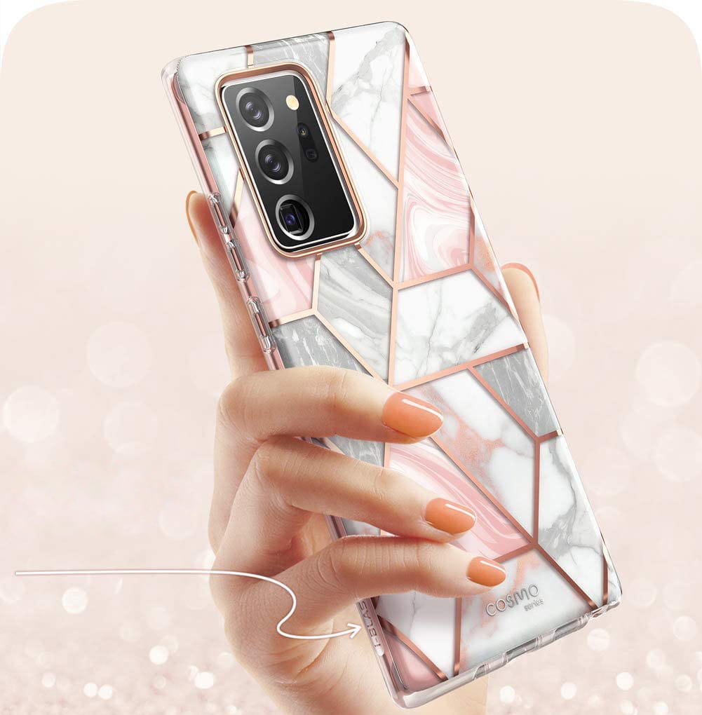Gepanzerte Schutzhülle Supcase i-Blason Cosmo für Galaxy Note 20 Ultra, rosa.