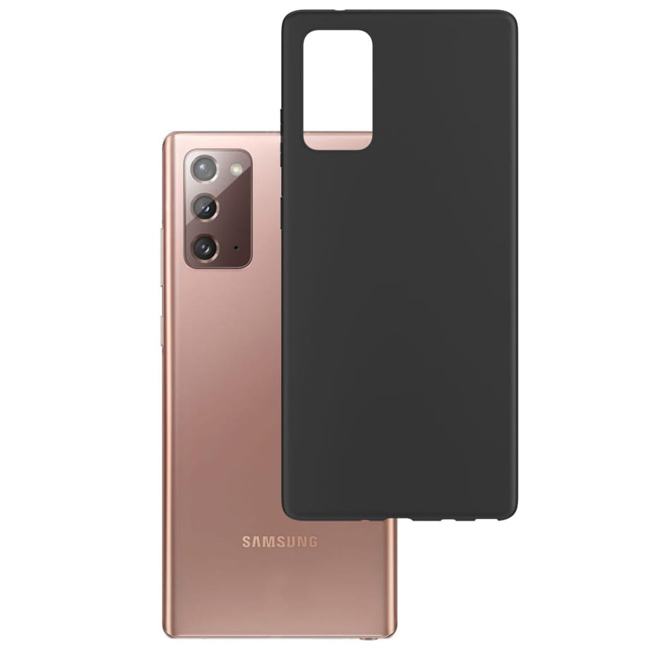 Schutzhülle 3mk aus der Serie Matt Case für Samsung Galaxy Note 20, schwarz