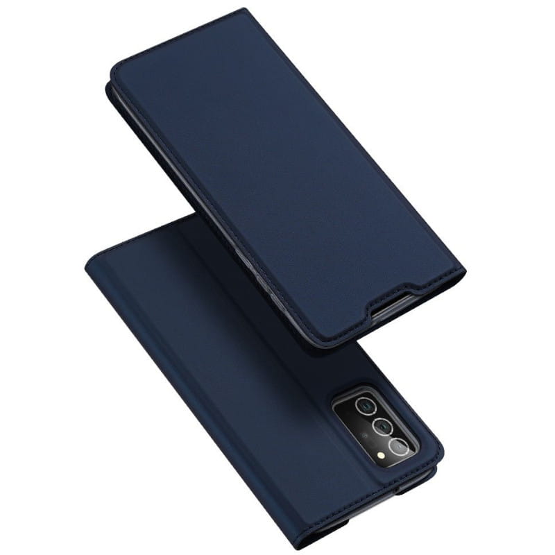 Klappetui Dux Ducis aus der Serie Skin Pro für Galaxy Note 20 , graublau.
