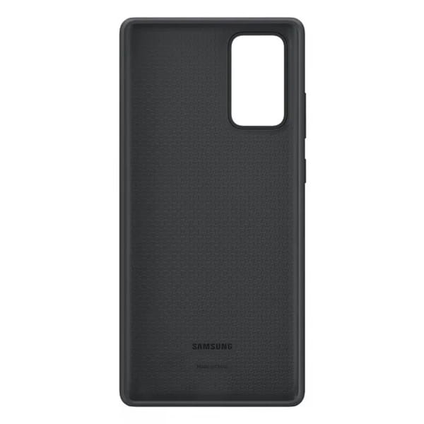 Silikonhülle Samsung Silicon Cover für Galaxy Note 20, schwarz