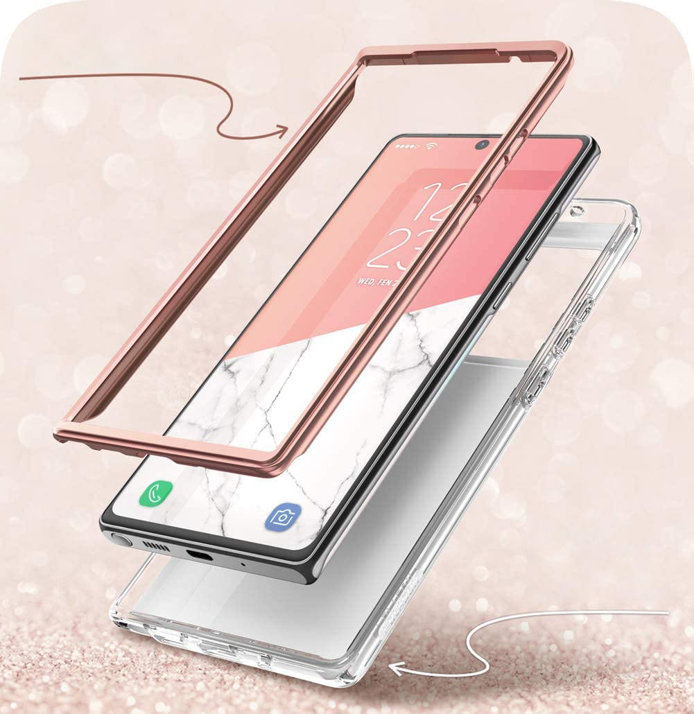 Gepanzerte Schutzhülle Supcase i-Blason Cosmo für Galaxy Note 20, rosa.