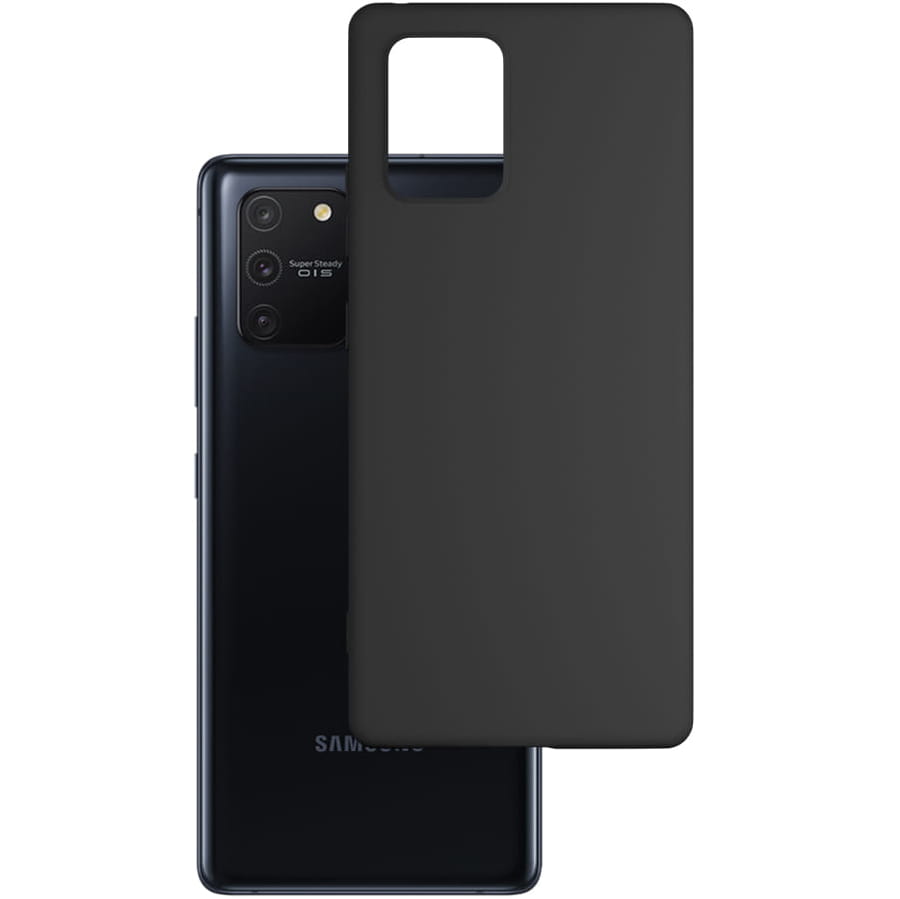 Schutzhülle 3mk aus der Serie Matt Case für Galaxy S10 Lite, schwarz