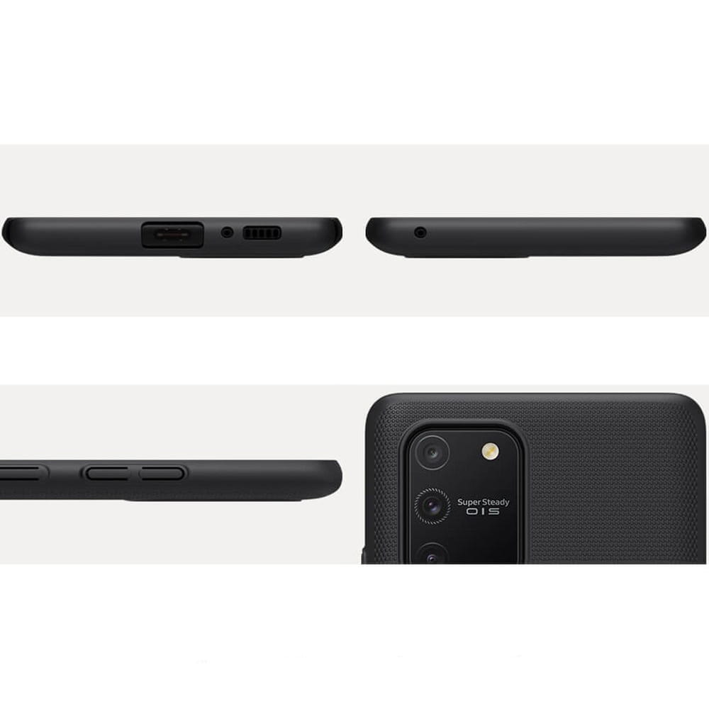 Schutzhülle Nillkin Frosted Shield für Samsung Galaxy S10 Lite, schwarz
