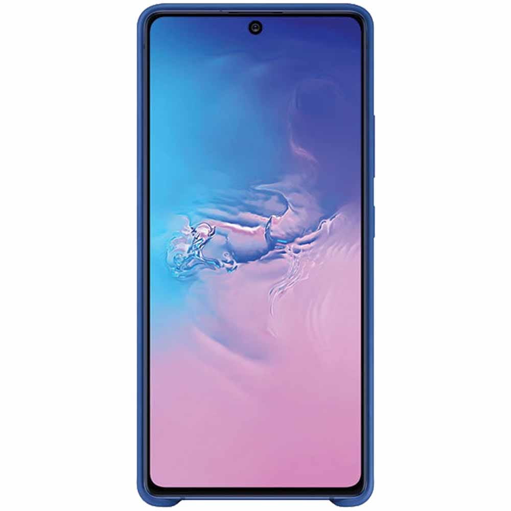 Silikonhülle Samsung Silicon Cover für Galaxy S10 Lite, blau