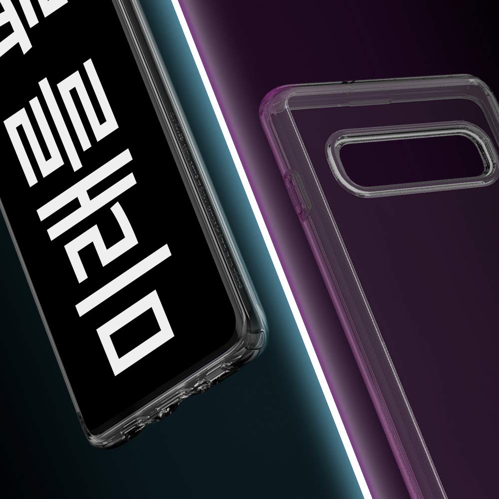 Originale Hülle Ultra Hybrid von Spigen für Galaxy S10 Plus, transparent