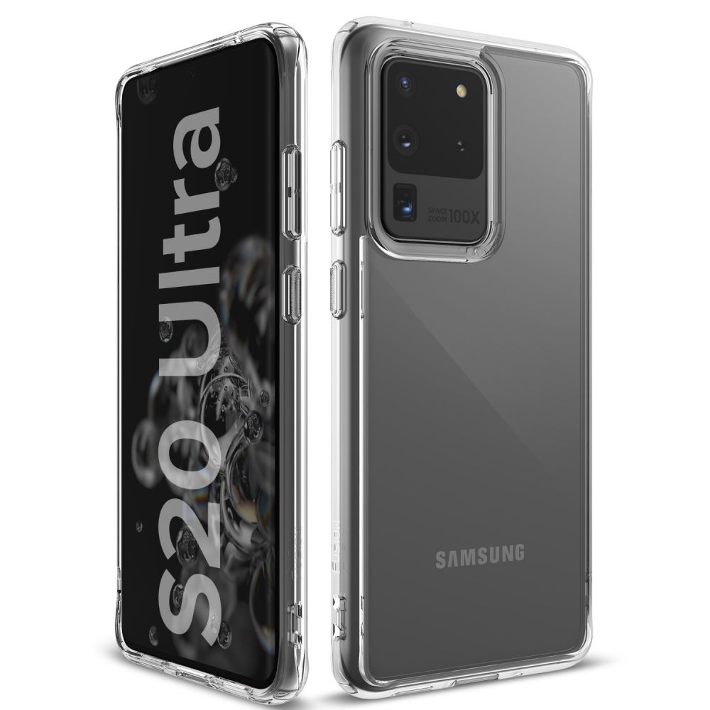 Schutzhülle Rearth Ringke Fusion für Galaxy S20 Ultra, transparent