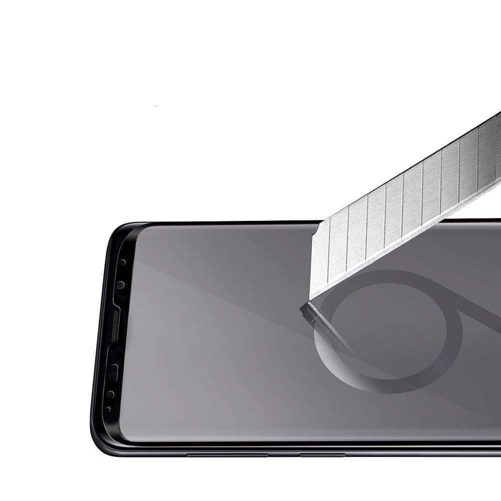 Spigen gehärtetes Glas.tR Curved HD für Galaxy S9 Plus - kompatibel mit Hülle