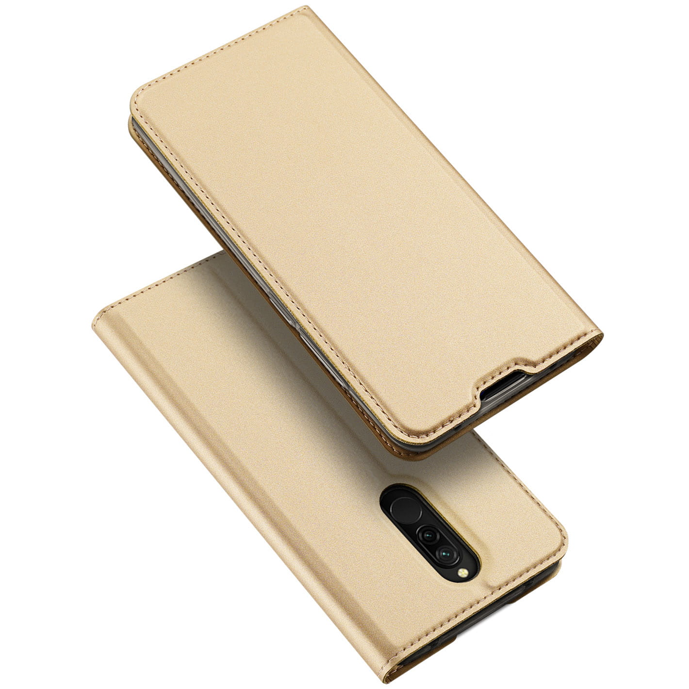 Klappetui Dux Ducis aus der Serie Skin Pro für Xiaomi Redmi 8, golden.