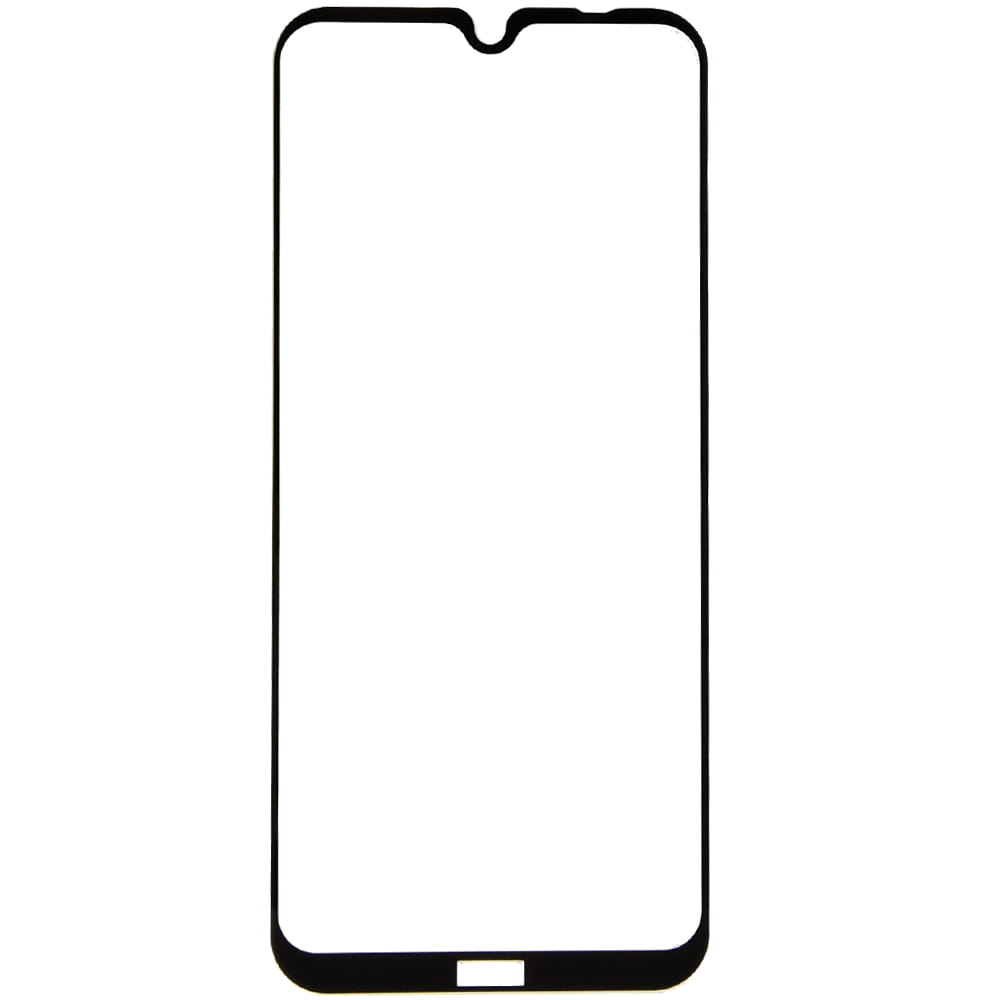 Gehärtetes Glas Mocolo TG+ 2.5D Full Glue für Xiaomi Redmi Note 8T mit schwarzem Rahmen.
