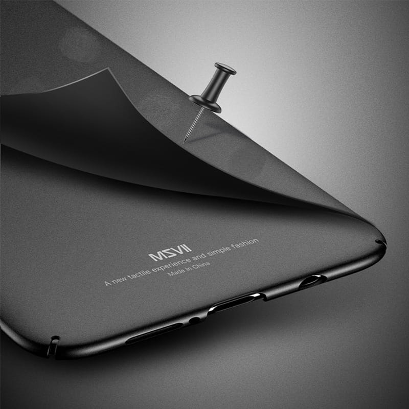 Schutzhülle MSVII für Xiaomi Redmi Note 9, matt schwarz.